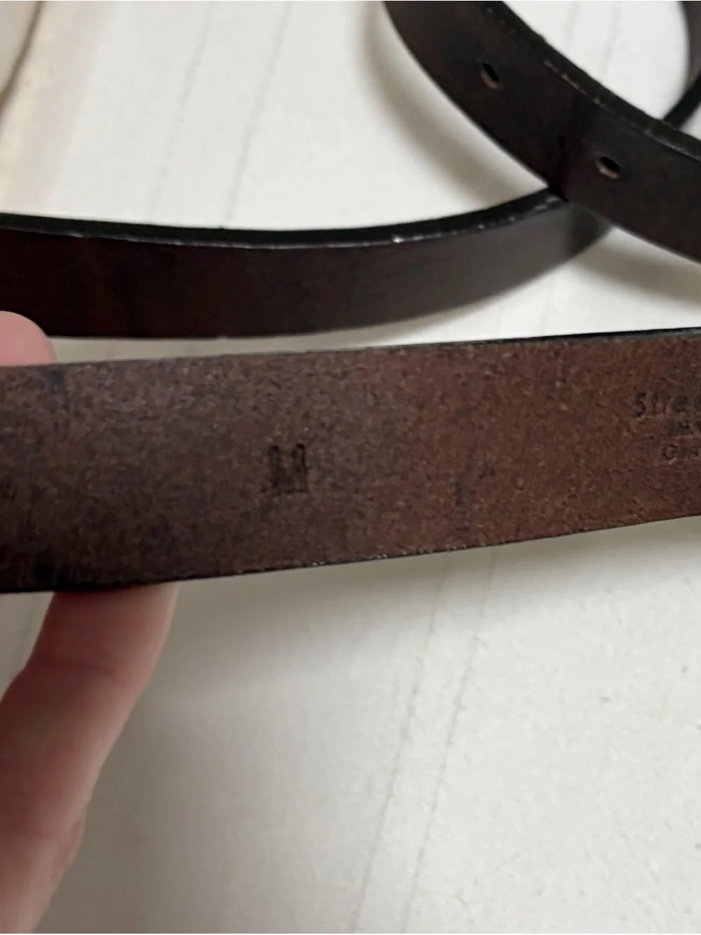 Anthropologie street ahead double wrap belt